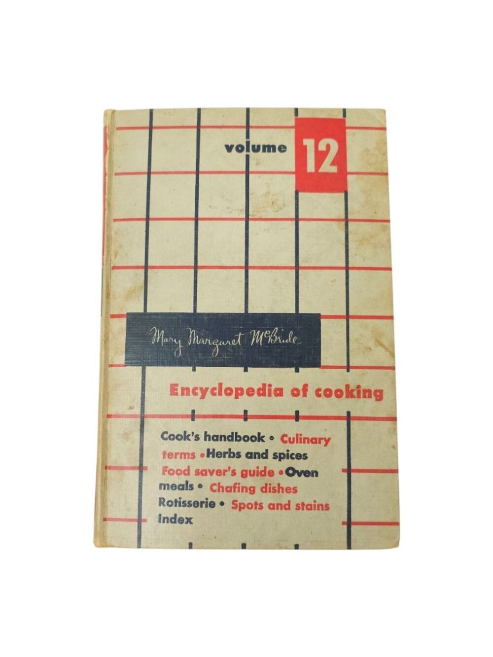 Mary Margaret McBride Encyclopedia of Cooking Volume 12 Vintage 1958 Cookbook HC